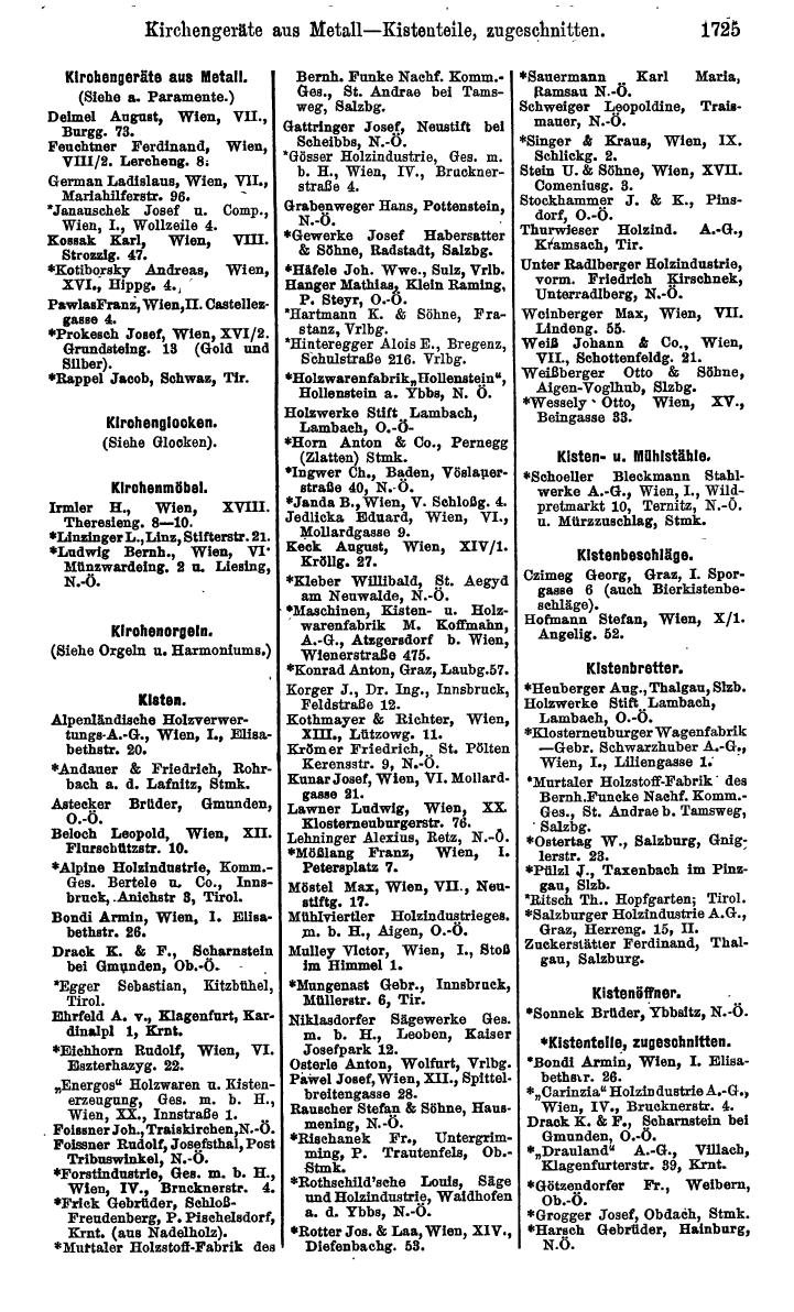Compass. Industrielles Jahrbuch 1928: Österreich. - Page 1859