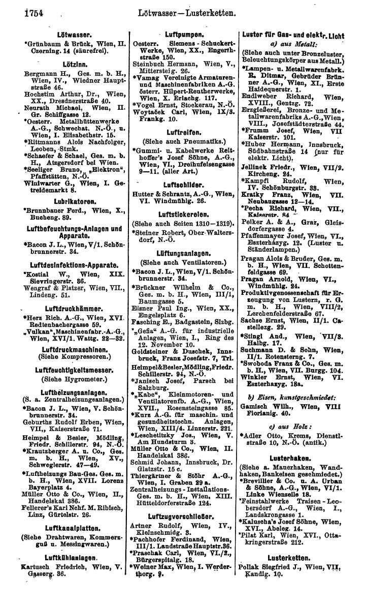 Compass. Industrielles Jahrbuch 1928: Österreich. - Page 1888