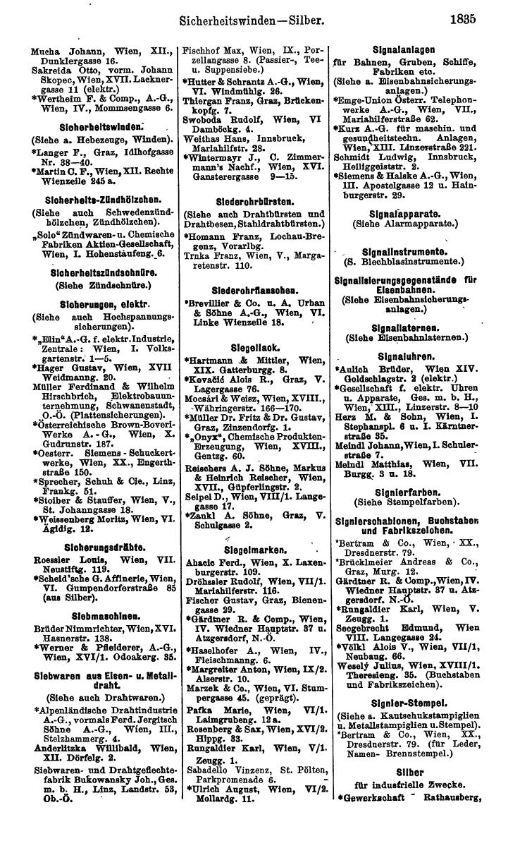 Compass. Industrielles Jahrbuch 1928: Österreich. - Page 1969
