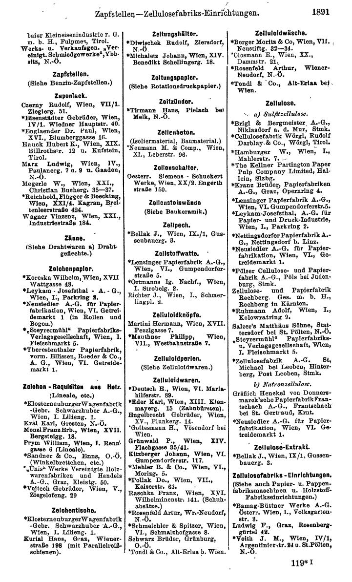 Compass. Industrielles Jahrbuch 1928: Österreich. - Page 2025