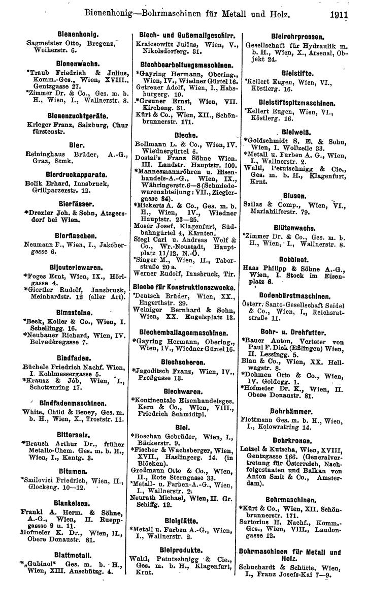 Compass. Industrielles Jahrbuch 1928: Österreich. - Page 2041