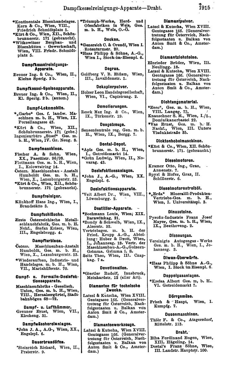 Compass. Industrielles Jahrbuch 1928: Österreich. - Page 2045