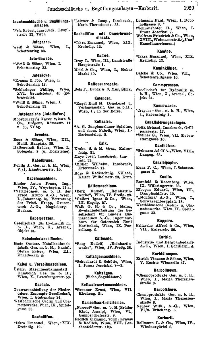 Compass. Industrielles Jahrbuch 1928: Österreich. - Page 2059