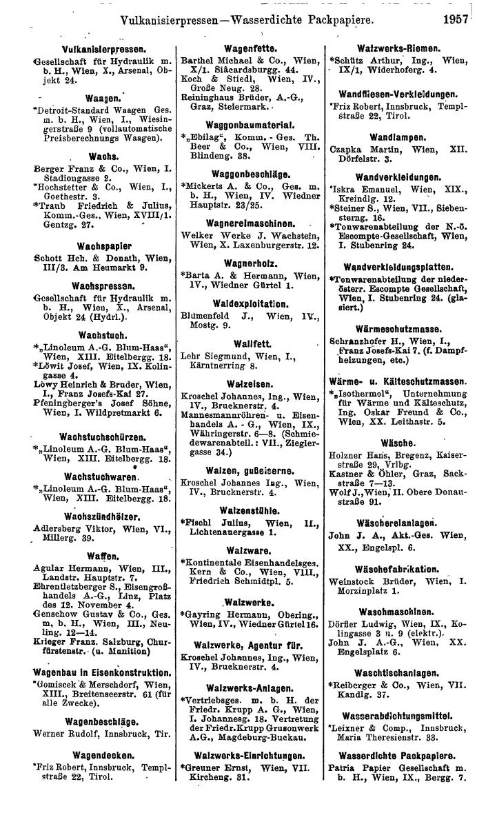 Compass. Industrielles Jahrbuch 1928: Österreich. - Page 2087