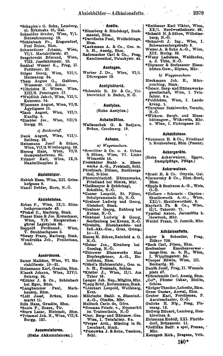 Compass 1913, III. Band, Teil 2 - Page 1085