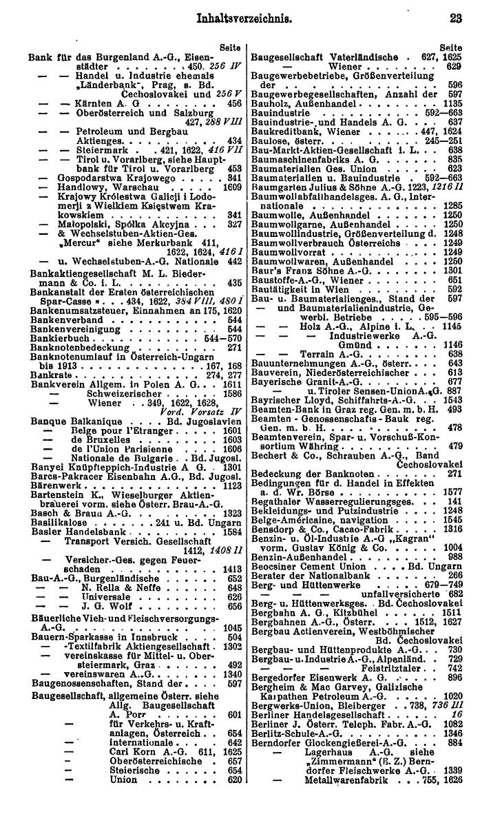 Compass. Finanzielles Jahrbuch 1929: Österreich. - Page 27