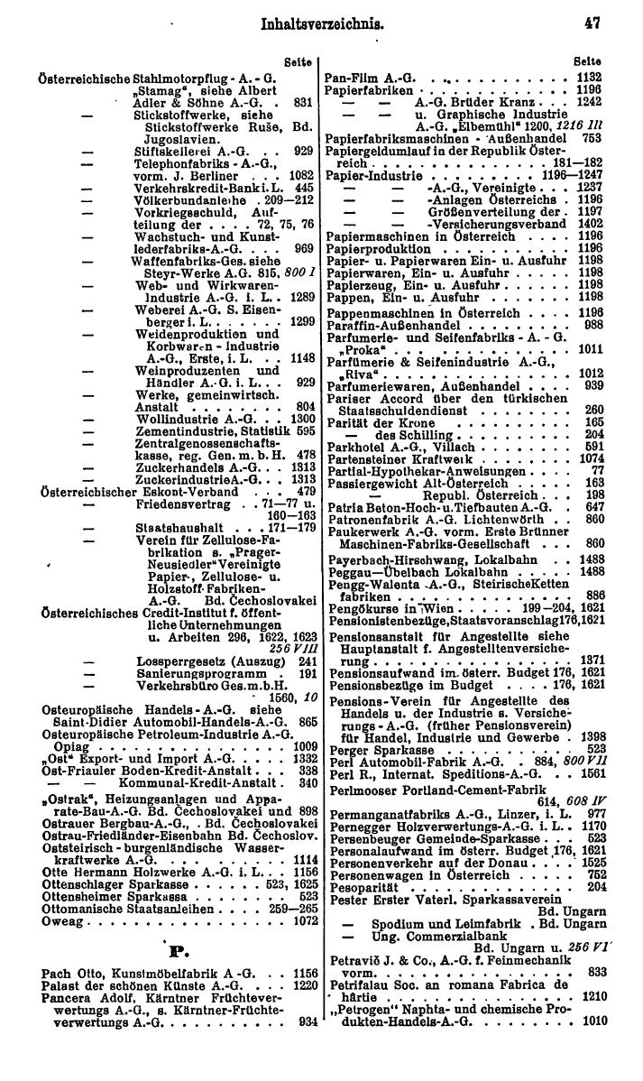 Compass. Finanzielles Jahrbuch 1929: Österreich. - Seite 51