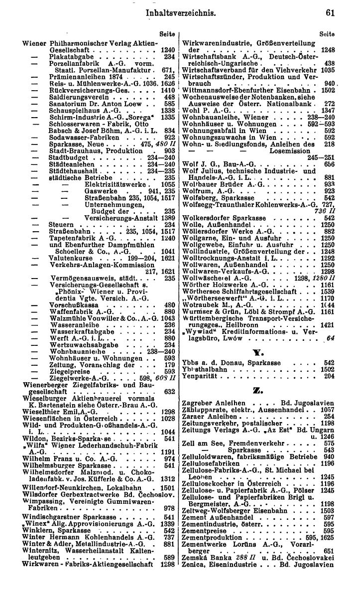 Compass. Finanzielles Jahrbuch 1929: Österreich. - Seite 65