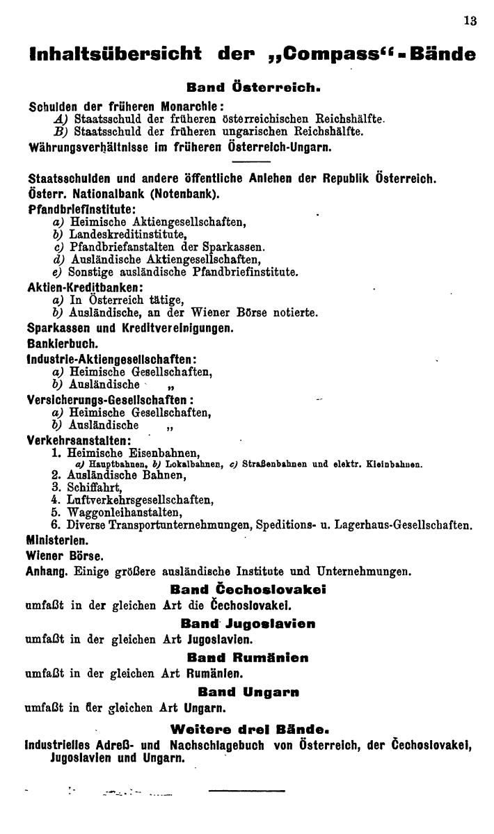 Compass. Finanzielles Jahrbuch 1931: Österreich. - Seite 17