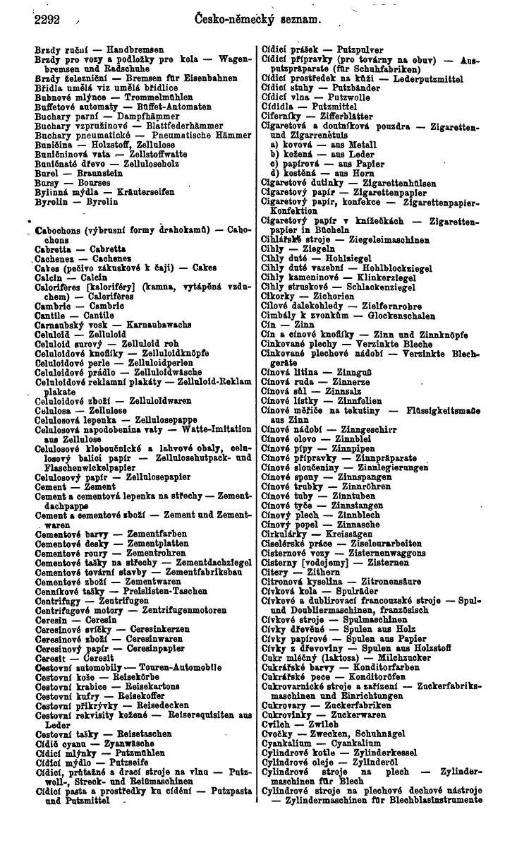 Compass. Industrielles Jahrbuch 1936: Tschechoslowakei. - Seite 2322