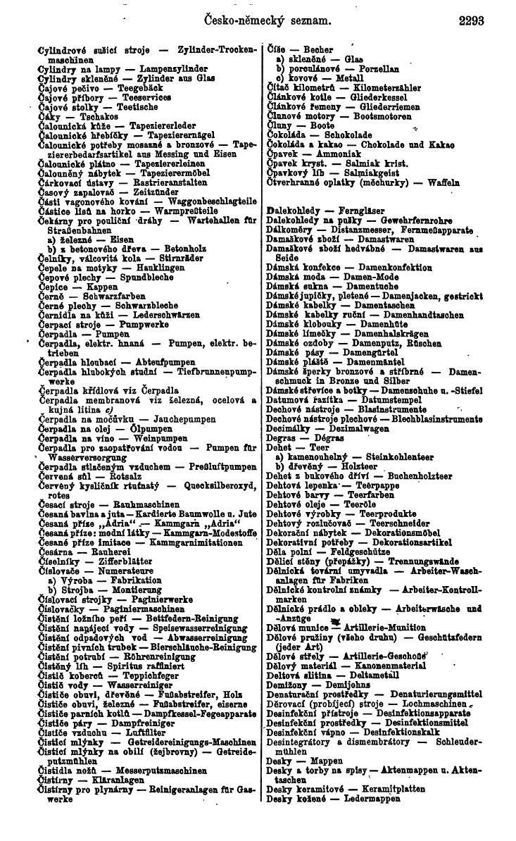Compass. Industrielles Jahrbuch 1936: Tschechoslowakei. - Seite 2323