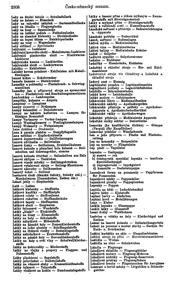 Compass. Industrielles Jahrbuch 1936: Tschechoslowakei. - Seite 2338