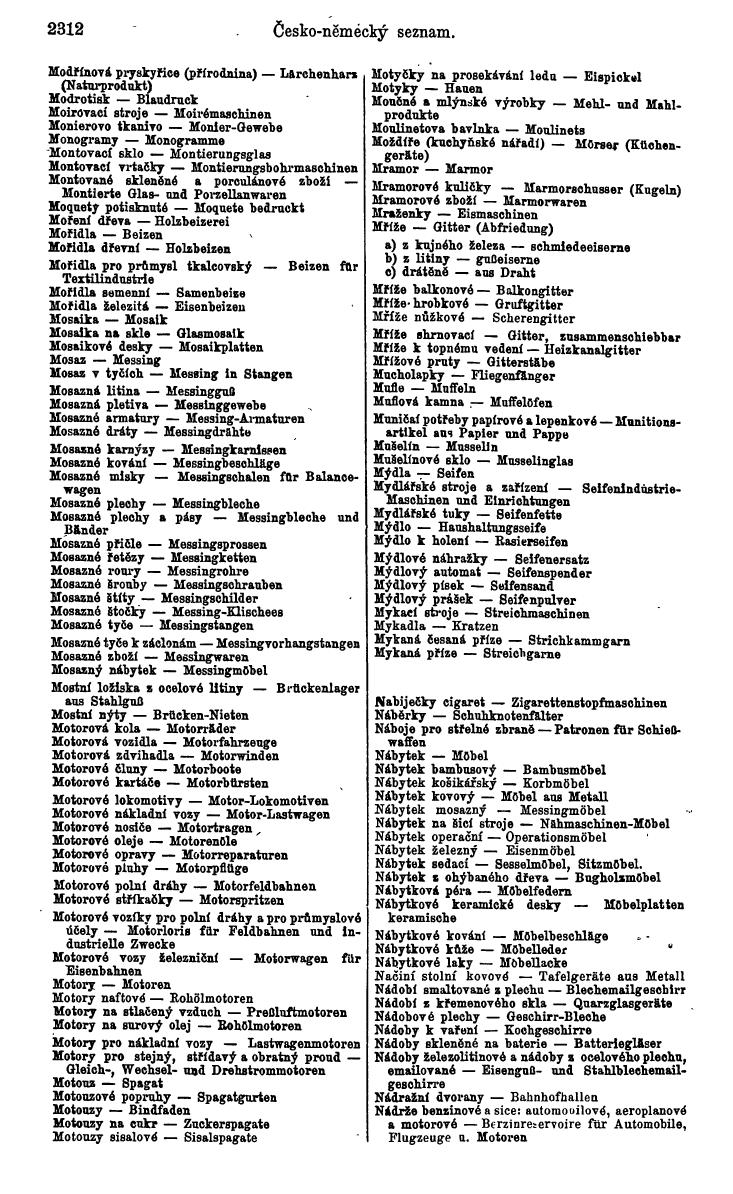 Compass. Industrielles Jahrbuch 1936: Tschechoslowakei. - Seite 2342