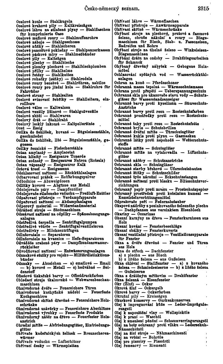 Compass. Industrielles Jahrbuch 1936: Tschechoslowakei. - Seite 2345