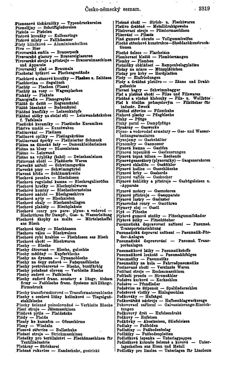 Compass. Industrielles Jahrbuch 1936: Tschechoslowakei. - Seite 2349