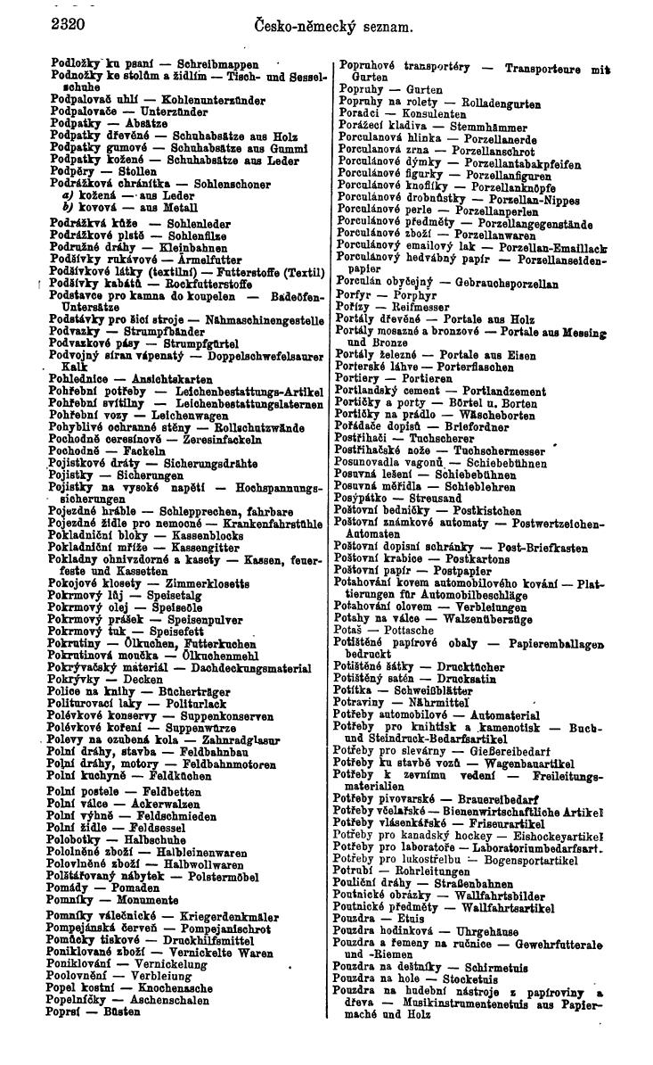 Compass. Industrielles Jahrbuch 1936: Tschechoslowakei. - Seite 2350