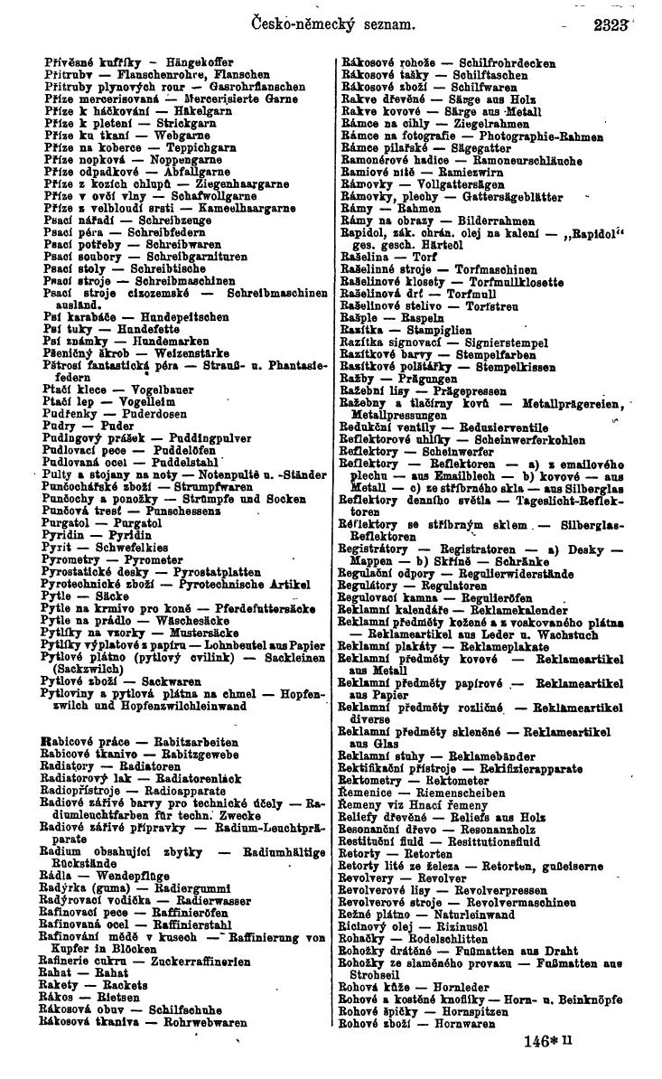 Compass. Industrielles Jahrbuch 1936: Tschechoslowakei. - Seite 2353