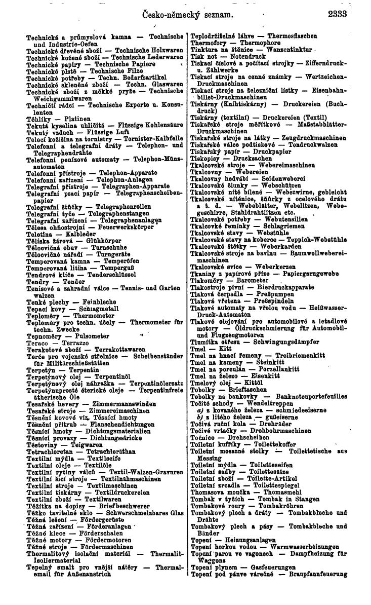 Compass. Industrielles Jahrbuch 1936: Tschechoslowakei. - Seite 2363
