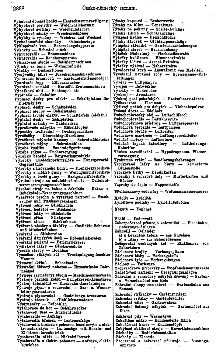 Compass. Industrielles Jahrbuch 1936: Tschechoslowakei. - Seite 2368