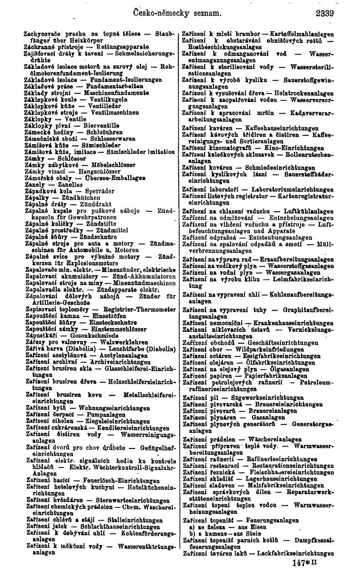 Compass. Industrielles Jahrbuch 1936: Tschechoslowakei. - Seite 2369