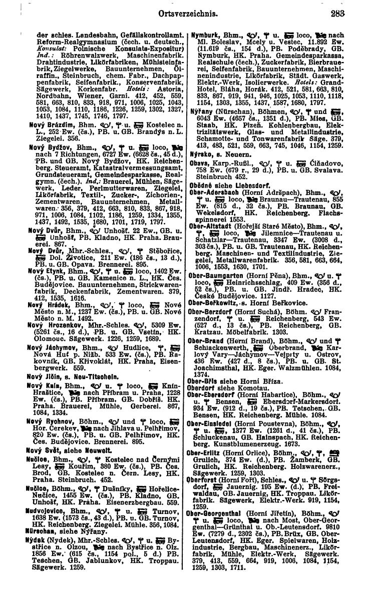 Compass. Industrielles Jahrbuch 1936: Tschechoslowakei. - Page 289