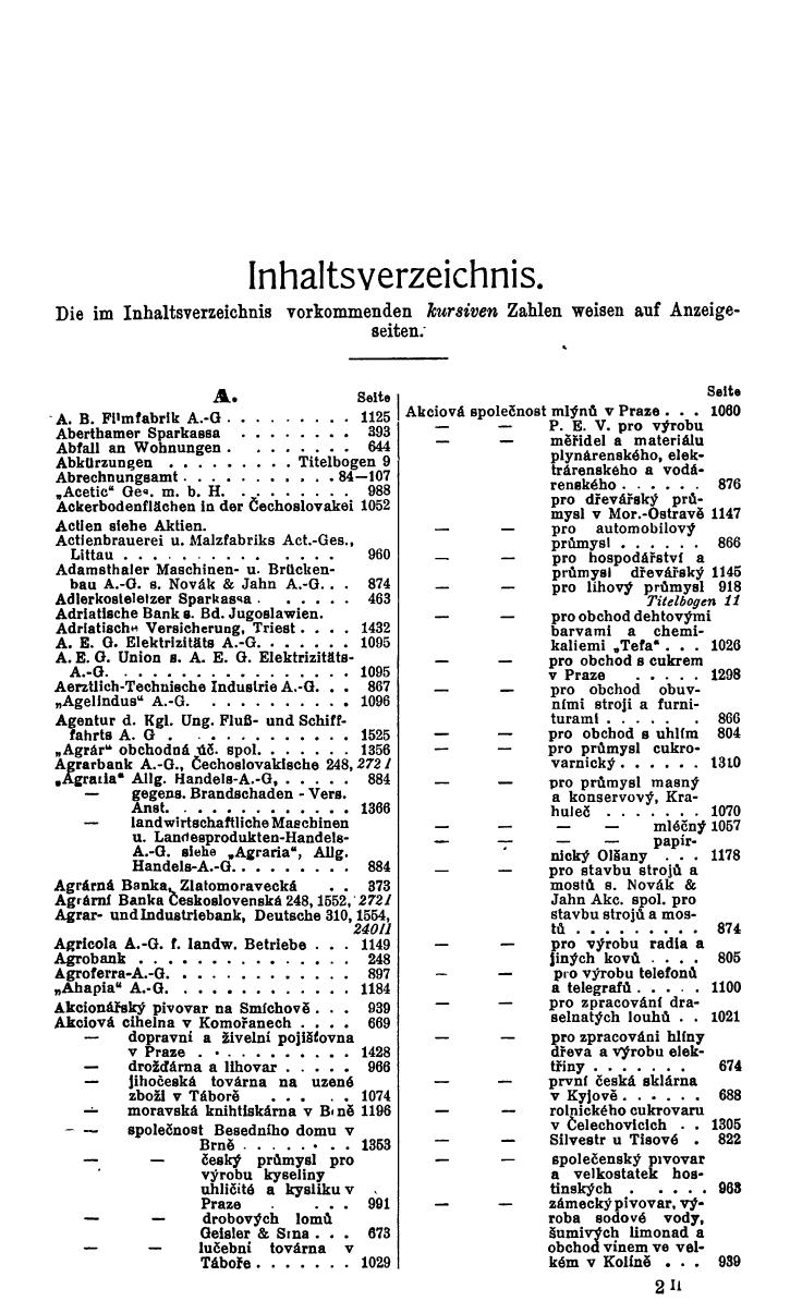 Compass. Finanzielles Jahrbuch 1931: Tschechoslowakei. - Seite 21