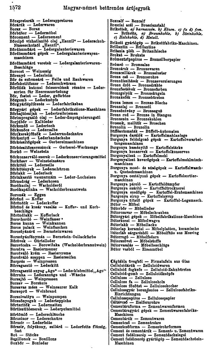 Compass. Industrielles Jahrbuch 1930: Jugoslawien, Ungarn. - Page 1572