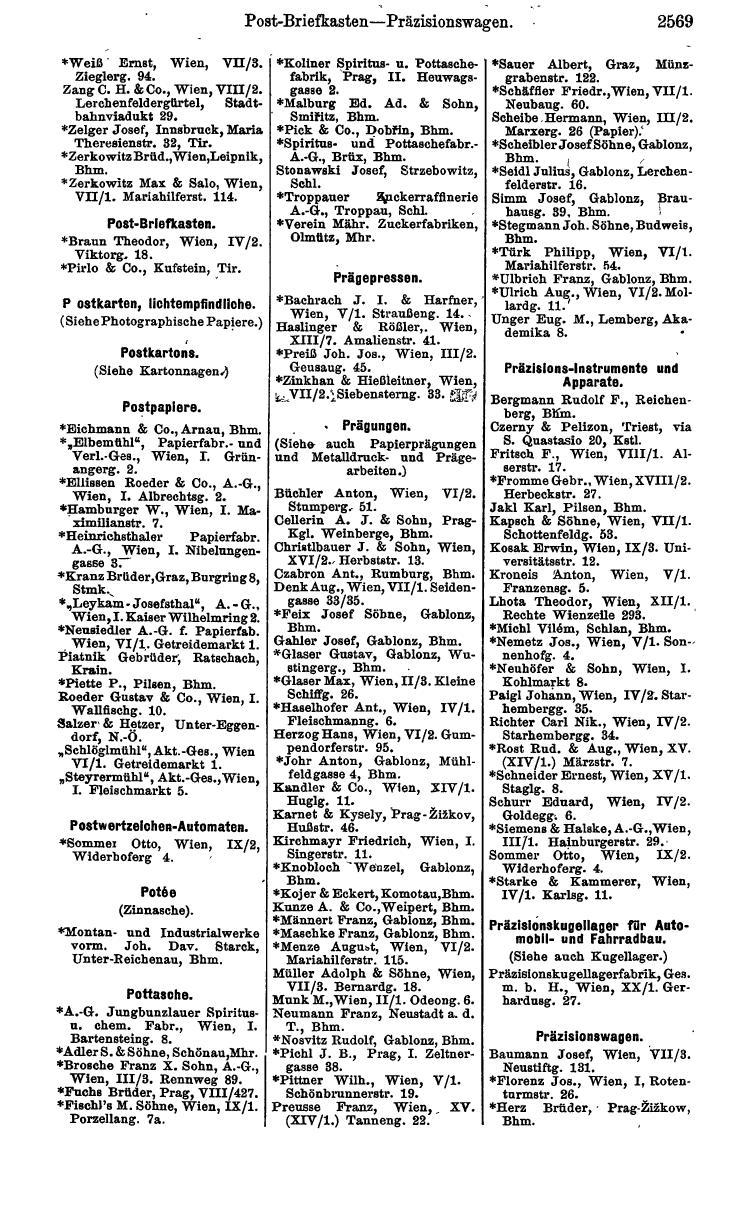 Compass 1911, III. Band, Teil 2 - Seite 1697