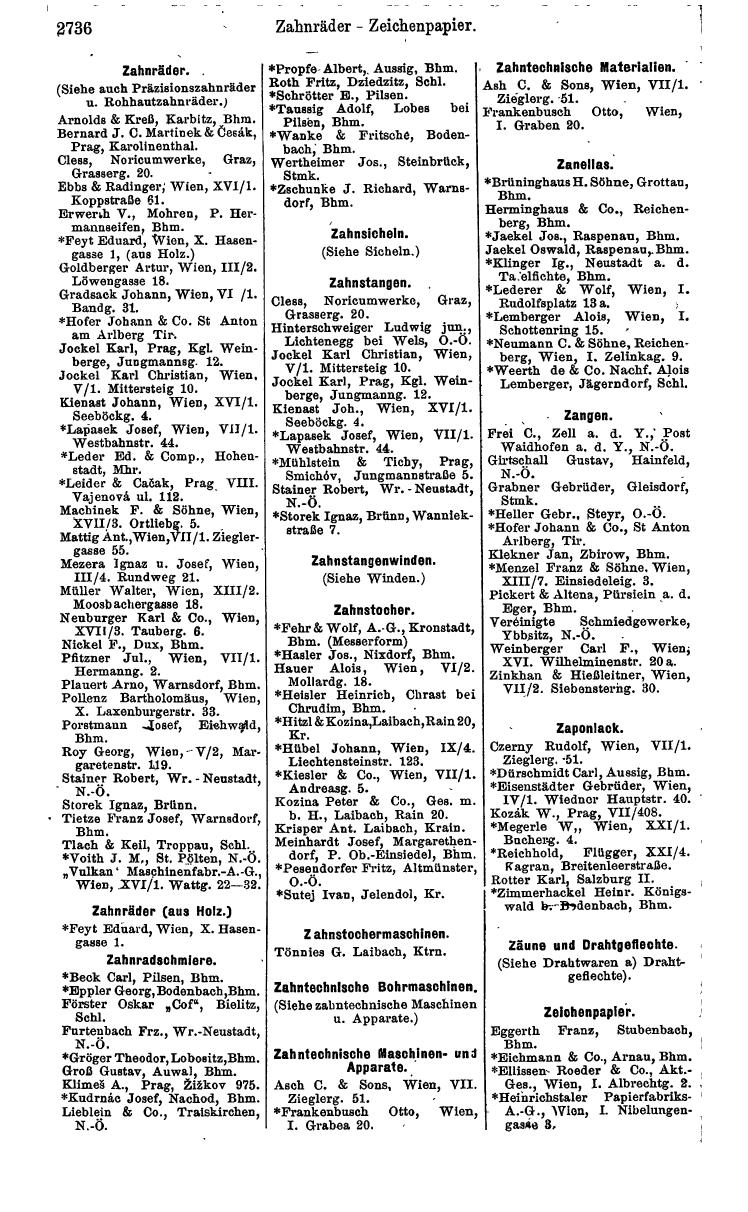 Compass 1911, III. Band, Teil 2 - Seite 1868