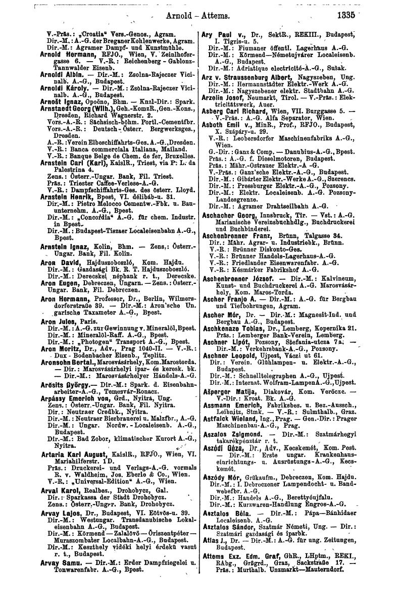 Compass 1912, I. Band - Seite 1439