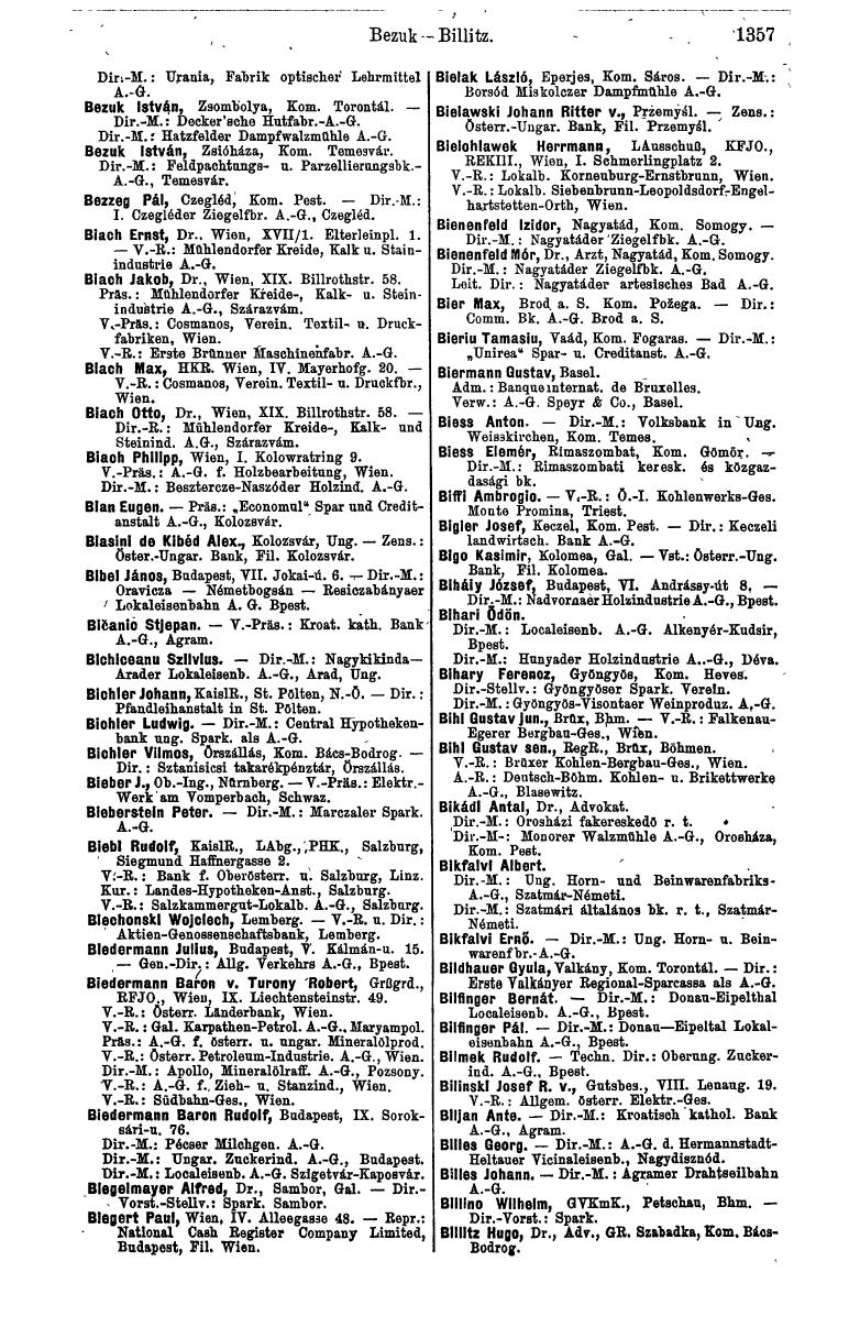 Compass 1912, I. Band - Page 1461