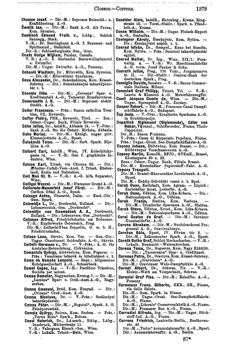 Compass 1912, I. Band - Page 1483