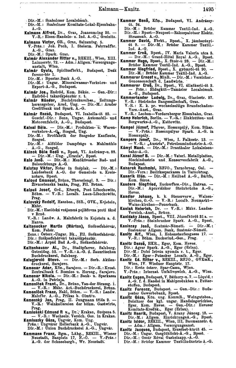 Compass 1912, I. Band - Page 1599