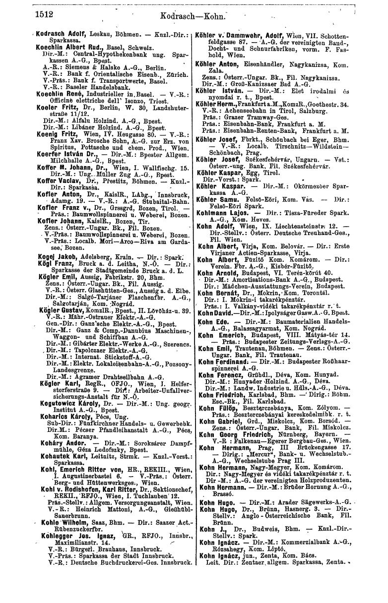 Compass 1912, I. Band - Page 1616