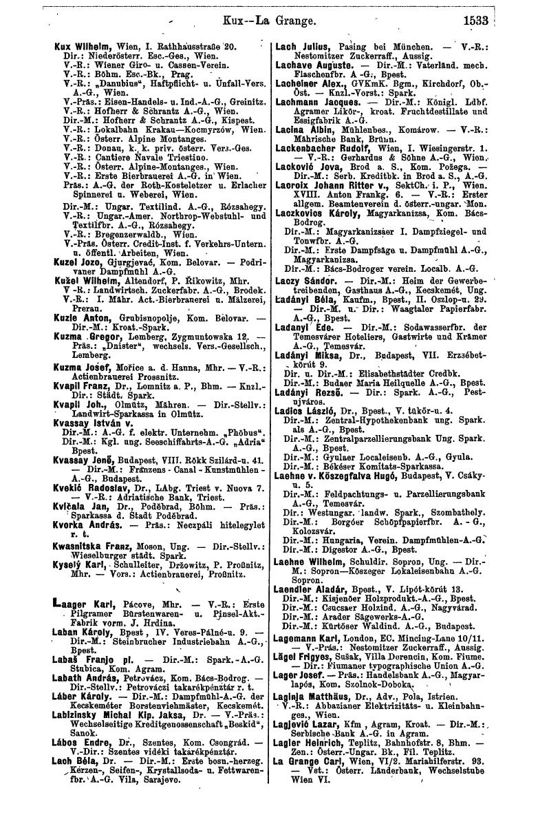 Compass 1912, I. Band - Seite 1637