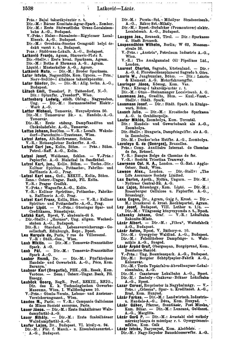 Compass 1912, I. Band - Page 1642