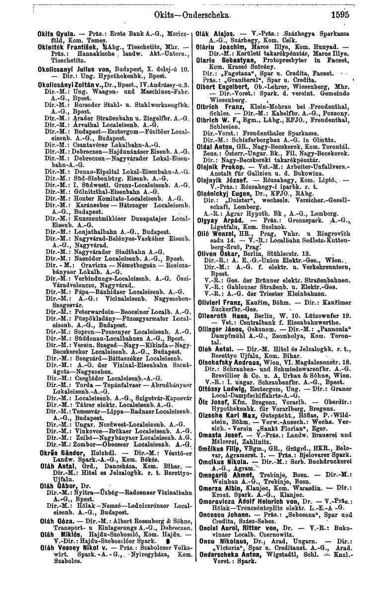 Compass 1912, I. Band - Seite 1699