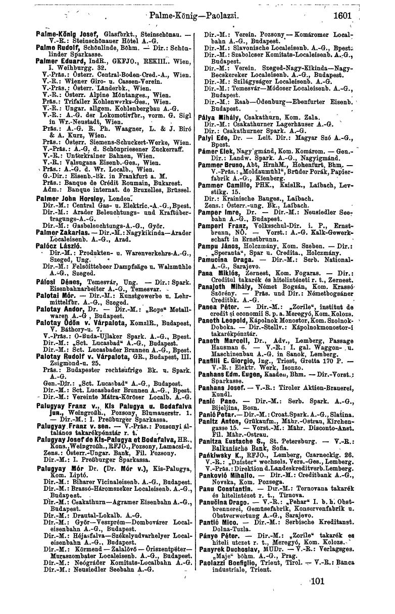 Compass 1912, I. Band - Page 1705