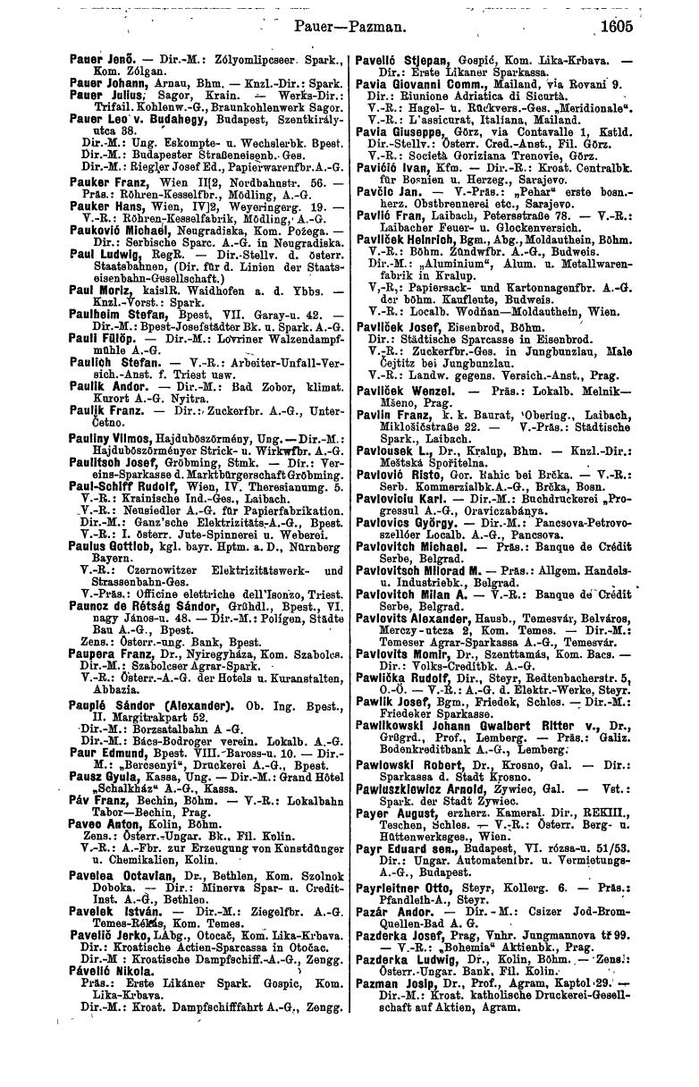 Compass 1912, I. Band - Page 1709