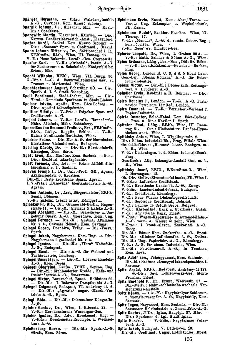 Compass 1912, I. Band - Page 1785