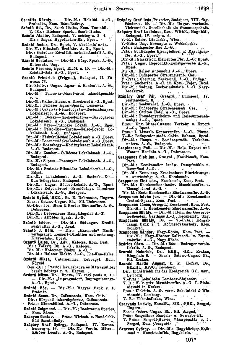 Compass 1912, I. Band - Seite 1803