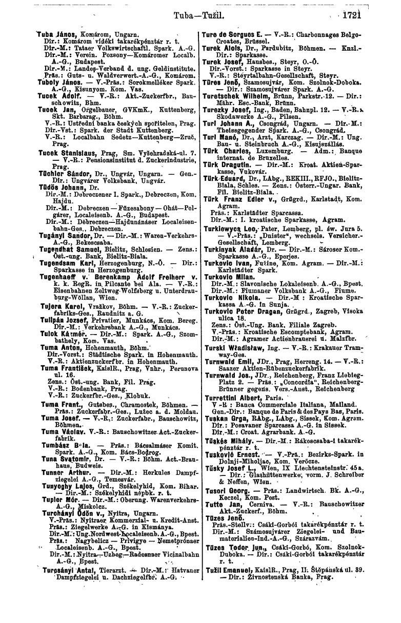 Compass 1912, I. Band - Seite 1825