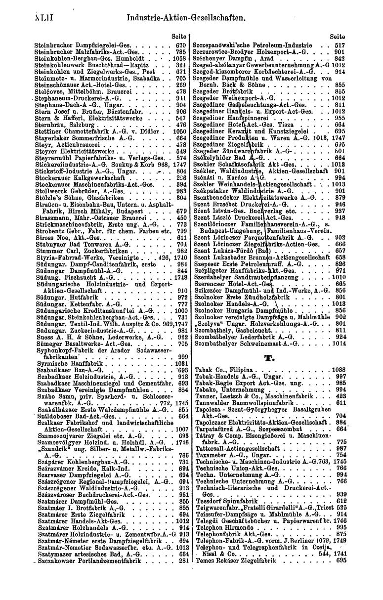 Compass 1912, Band II, Finanzielles JB - Seite 41