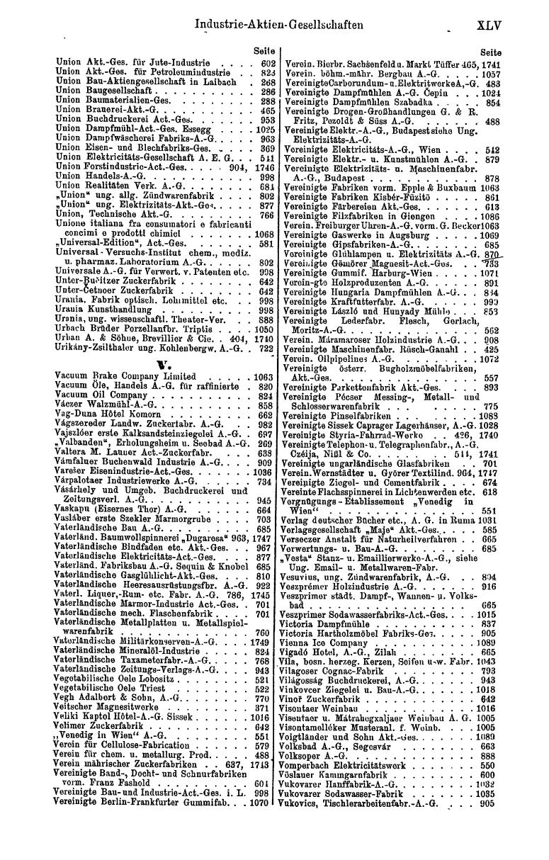 Compass 1912, Band II, Finanzielles JB - Seite 44