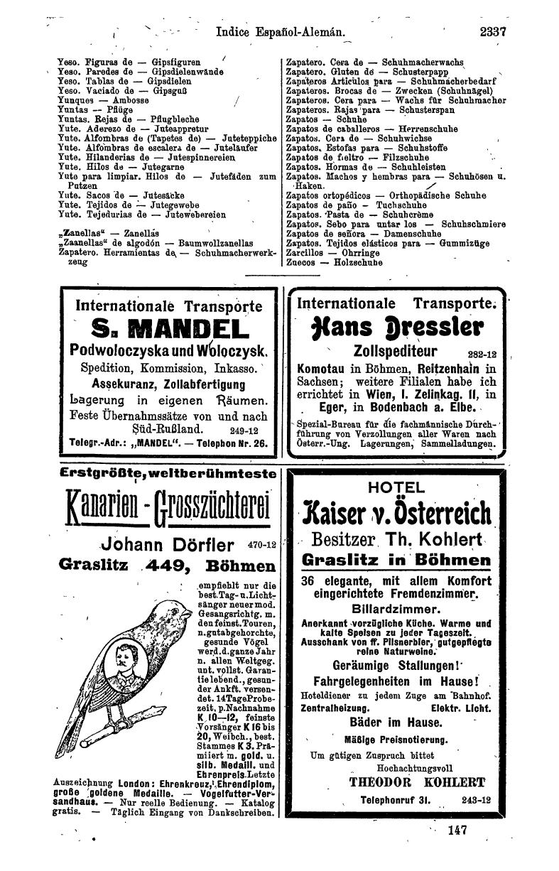 Compass 1912, III. Band, Teil 2 - Seite 1273