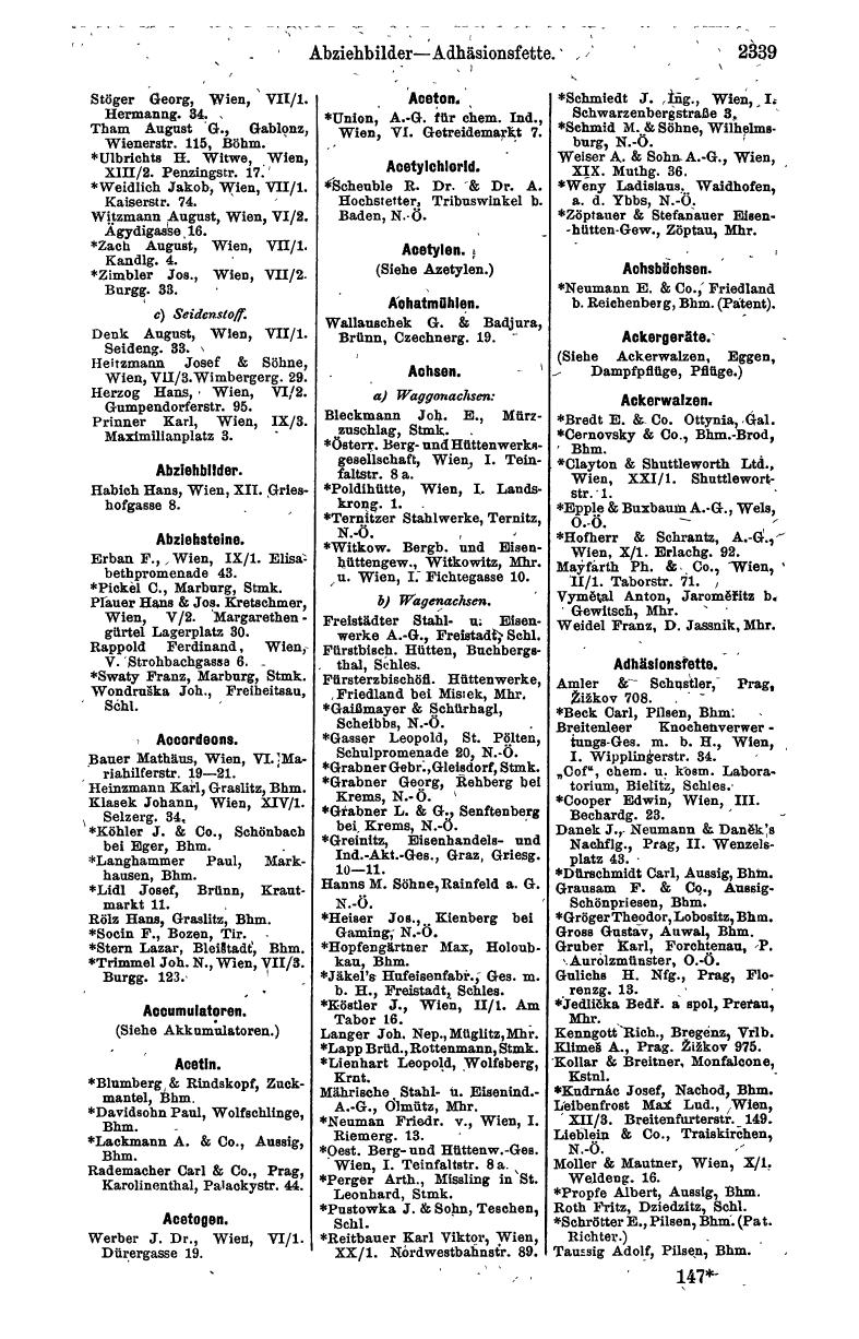 Compass 1912, III. Band, Teil 2 - Page 1275