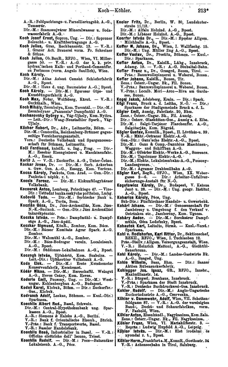 Compass 1913, I. Band - Seite 1769