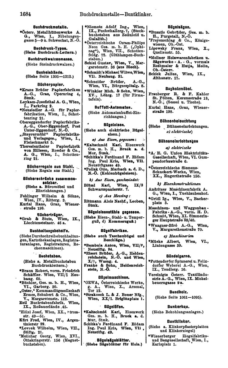 Compass. Industrielles Jahrbuch 1932: Österreich. - Page 1750