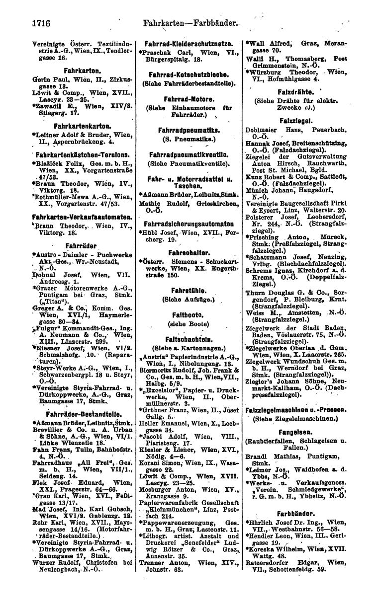 Compass. Industrielles Jahrbuch 1932: Österreich. - Page 1782