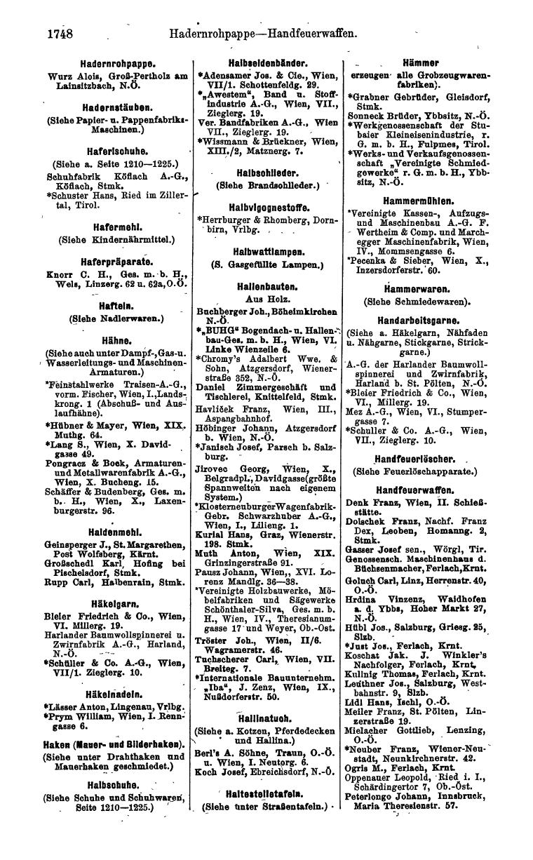Compass. Industrielles Jahrbuch 1932: Österreich. - Page 1814